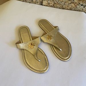 TORY BURCH Golden Sandal | Size 9